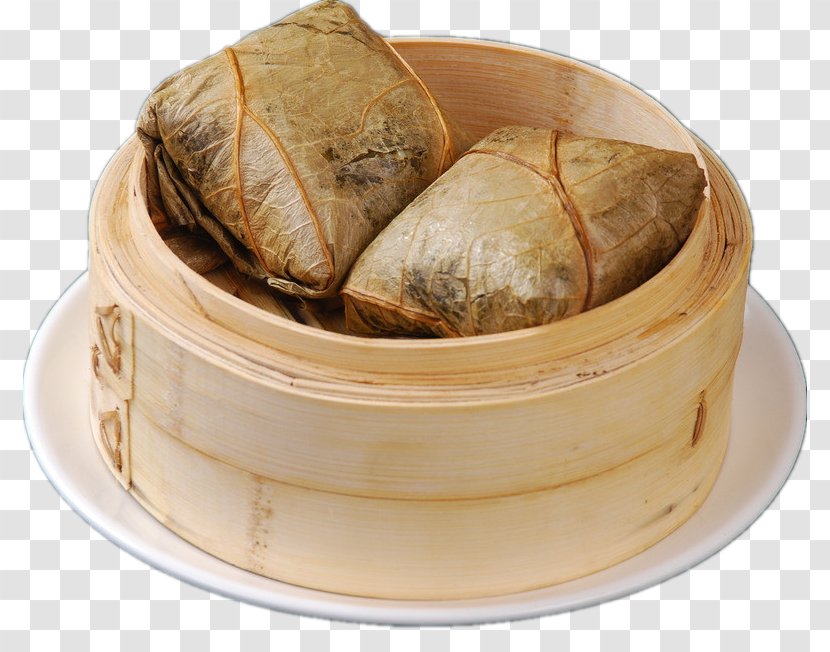 Lo Mai Gai Zongzi Dim Sum Chicken Omurice - Dish - Lotus Leaf Steamed Glutinous Rice Dumplings Transparent PNG