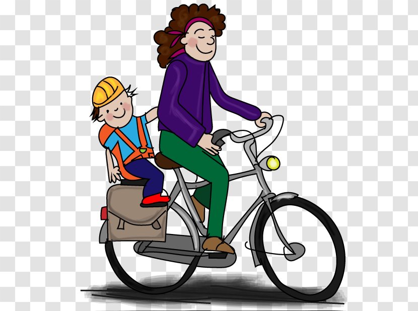Hybrid Bicycle Cycling Driver Traffic Transparent PNG