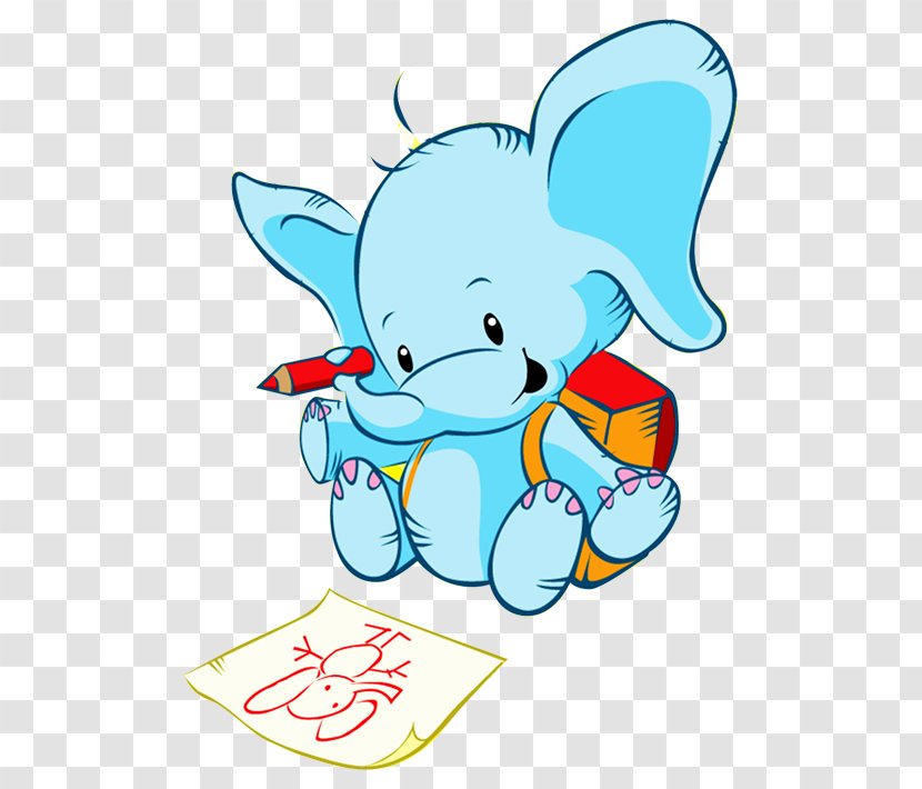 Painting Vector Graphics Drawing Illustration Elephant - Playschool Transparent PNG