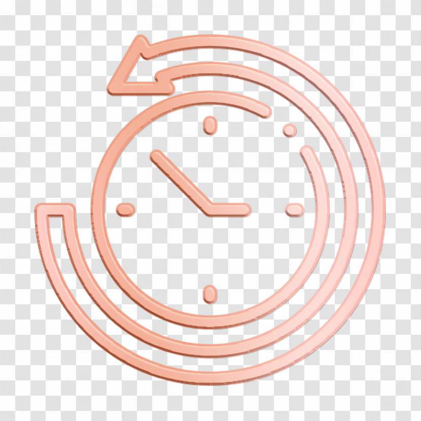 History Icon Clock Icon Return To The Past Icon Transparent PNG