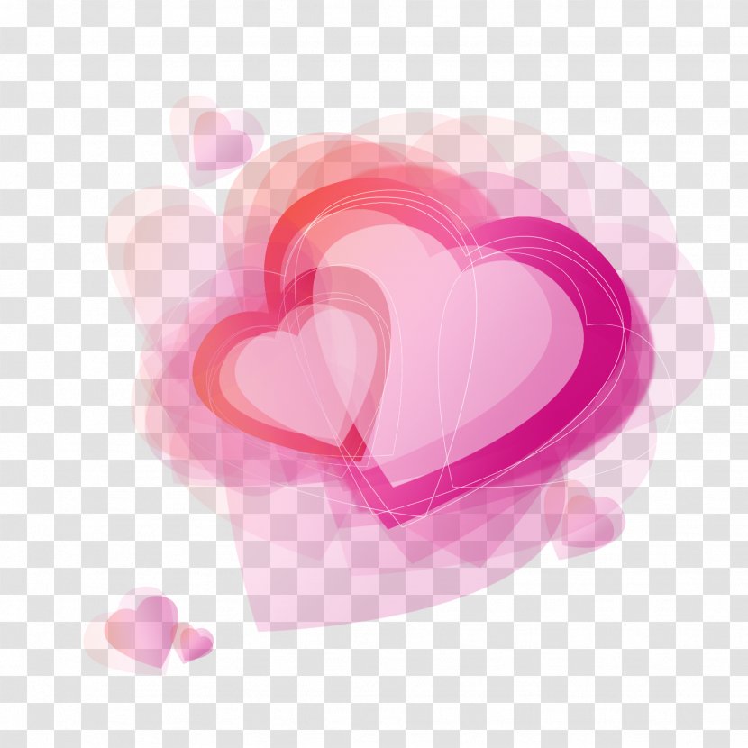 Heart Wallpaper - Love - Pink Dream Shape Transparent PNG