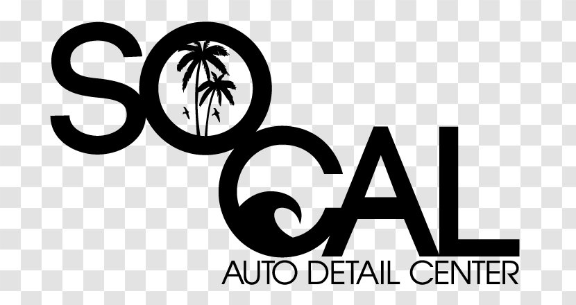 Logo Auto Detailing Brand SoCal Detail Center™ Font - Decal - So Cal Transparent PNG