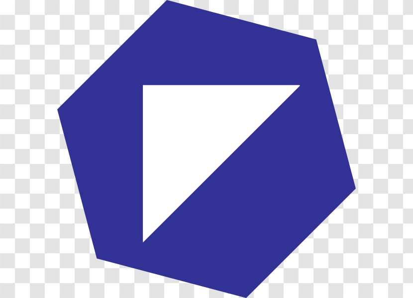 Arrow - Hexagon - Blue Transparent PNG