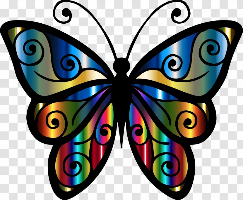 Butterfly Desktop Wallpaper Clip Art - Display Resolution Transparent PNG