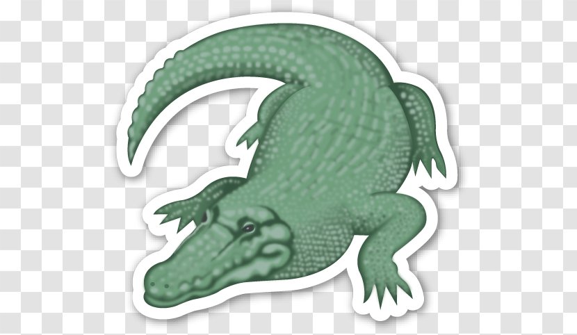 Emoji Sticker Crocodile Alligators Emoticon Transparent PNG