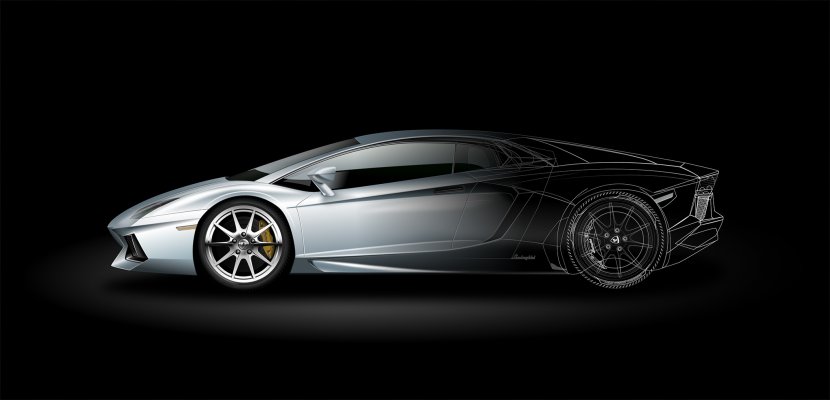 Sports Car Lamborghini Aventador Gallardo - Personal Luxury Transparent PNG