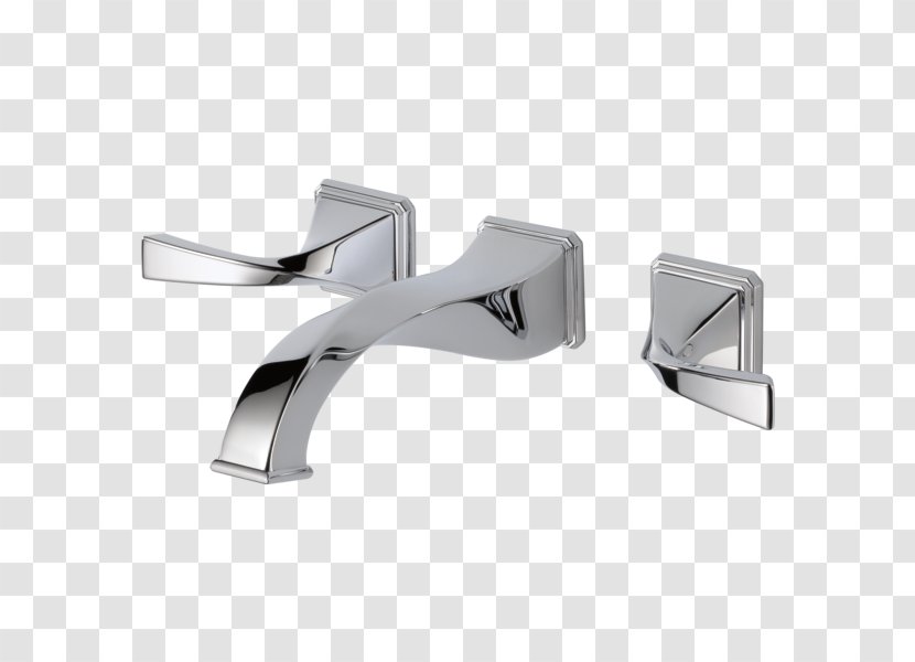 Brizo 65830LF Virage Two Handle Wall-Mount Lavatory Faucet Handles & Controls Sink Toilet Bathroom - Baths - Wall Mounted Pc Transparent PNG