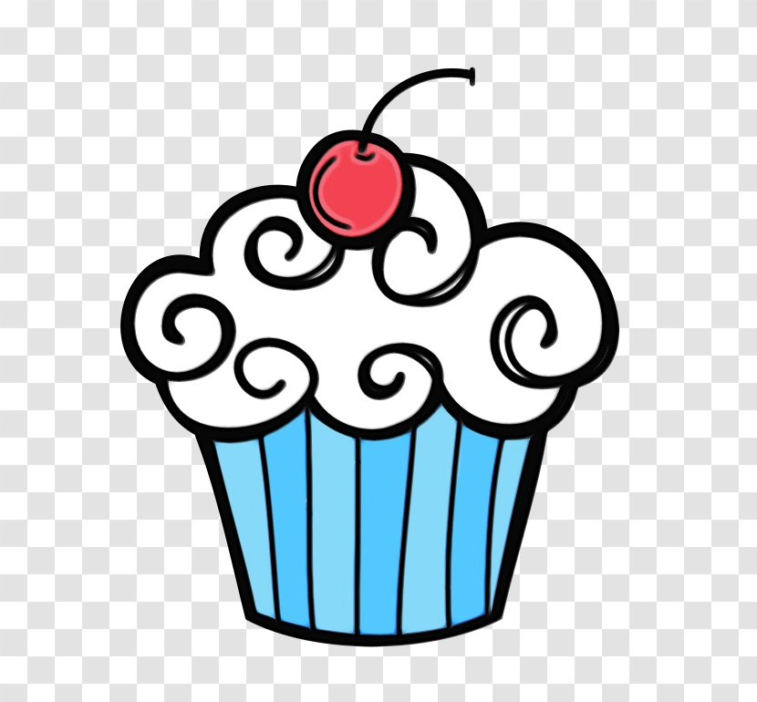 Cartoon Birthday Cake - Baking Cup - Coloring Book Icing Transparent PNG
