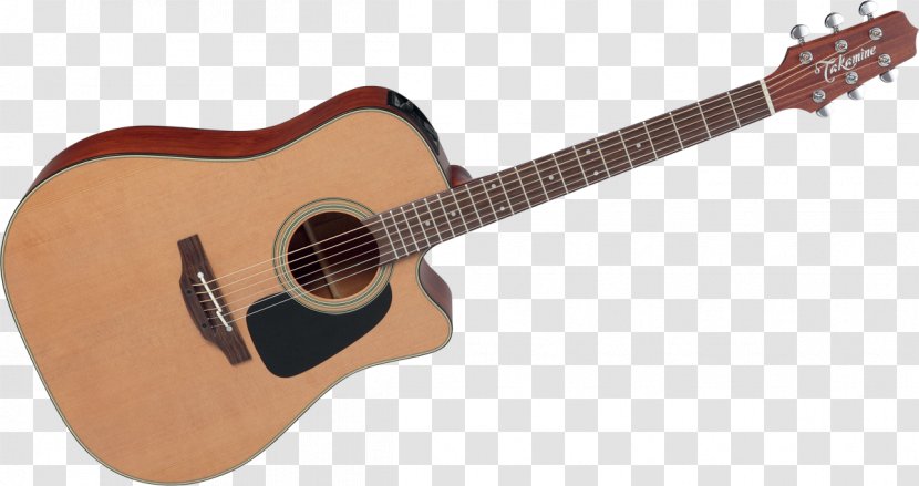 Takamine Guitars Acoustic Guitar Dreadnought Acoustic-electric - Heart Transparent PNG