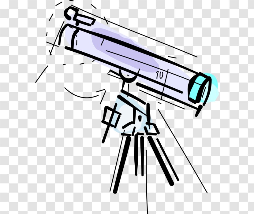 Clip Art Line Point Angle Cartoon - Weapon - Astronomer Outline Transparent PNG