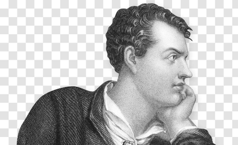 Lord Byron The Romantic Poets Poetry Baron - Facial Hair - Human Transparent PNG