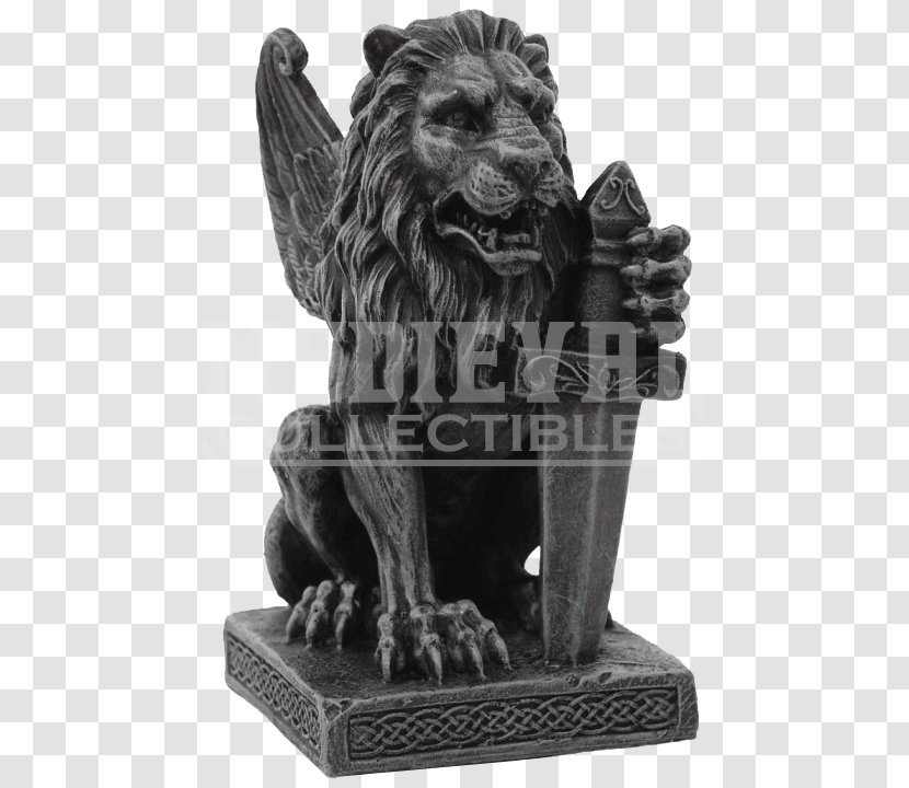 Statue Gargoyle Figurine Sculpture Lion - Collectable Transparent PNG