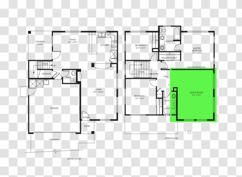 Floor Plan House Architecture - Drawing Transparent PNG