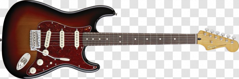 Fender Stratocaster Bullet Squier Deluxe Hot Rails Guitar - Musical Instrument - Electric Transparent PNG