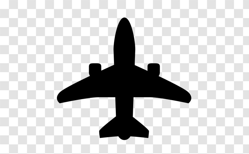 Airplane Silhouette - Transport - Aviation Transparent PNG