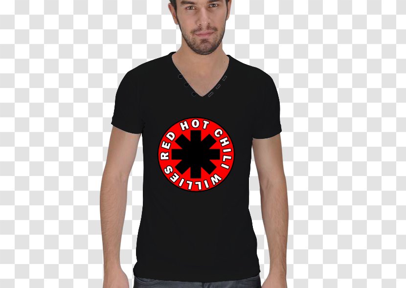 T-shirt Shoulder Neckline Logo Font - Symbol - Red Hot Chili Peppers Transparent PNG