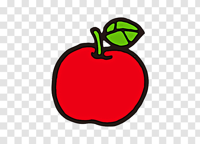 Green Red Fruit Plant Mcintosh Transparent PNG