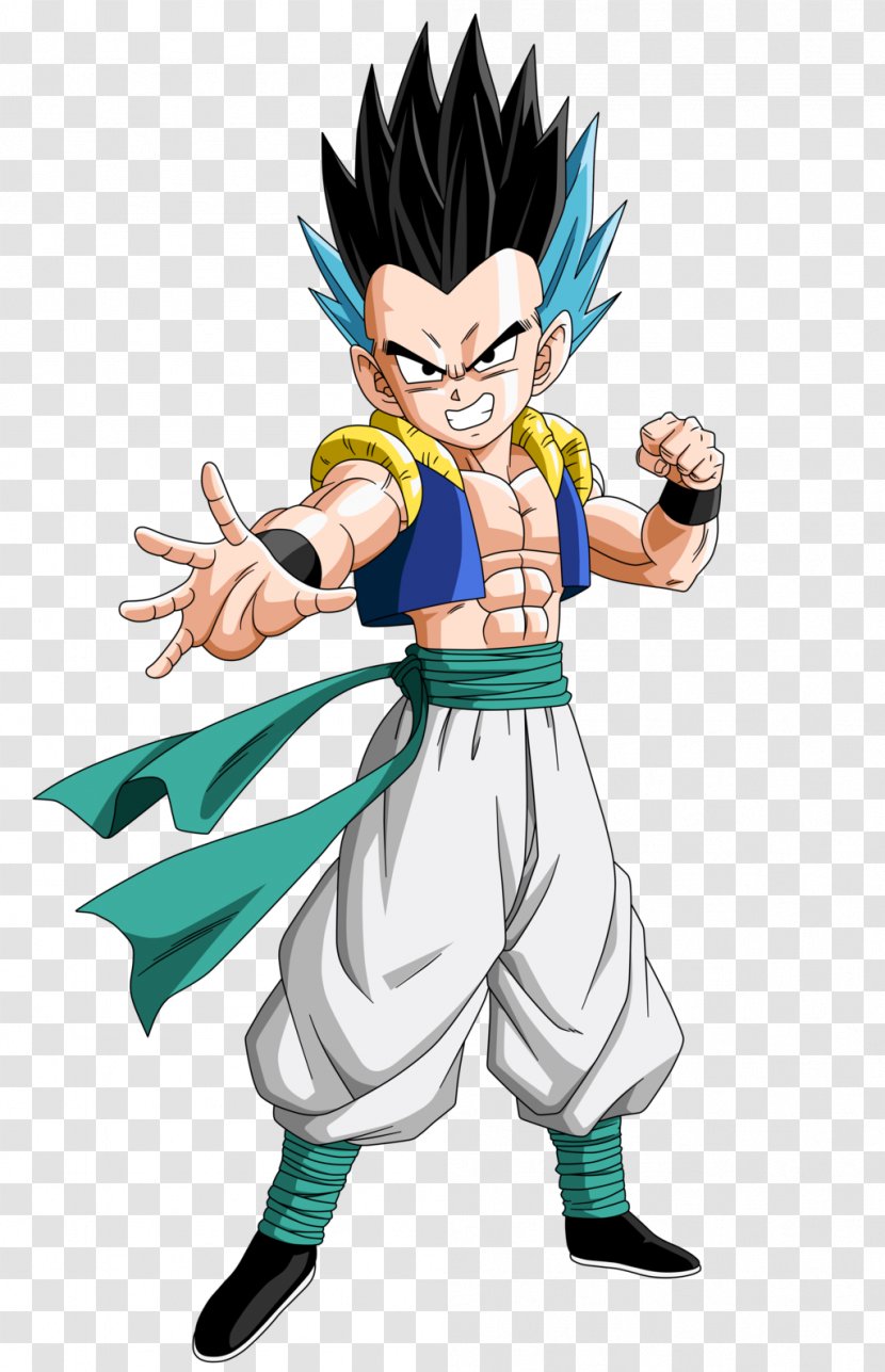 Trunks Gotenks Goku Majin Buu - Watercolor Transparent PNG