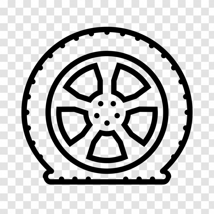 Car Flat Tire Wheel - Yokohama Rubber Company Transparent PNG