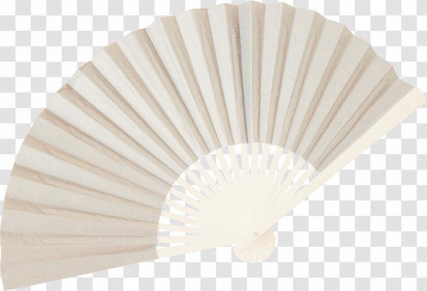 Paper Wedding Invitation Hand Fan - Beige Transparent PNG