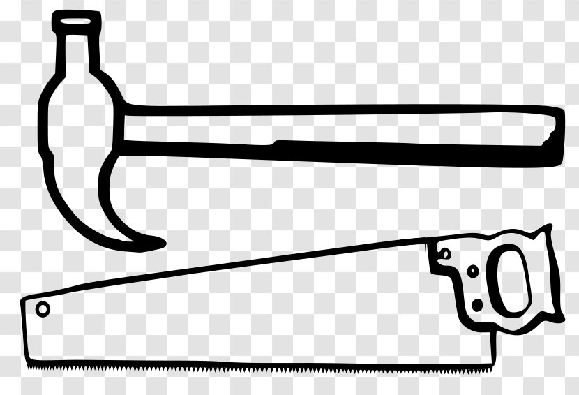 Drawing Line Art Clip - Hardware Accessory - Black And White Transparent PNG