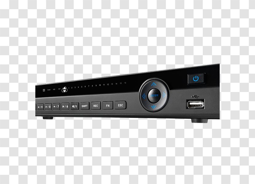 Network Video Recorder IP Camera 1080p High-definition Display Resolution - Surveillance Transparent PNG