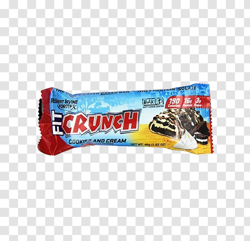 Chocolate Bar Nestlé Crunch Cookies And Cream Protein Flavor - Confectionery Transparent PNG