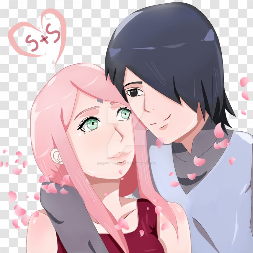 Sakura Haruno Sasuke Uchiha Naruto Uzumaki Sarada Hinata Hyuga - Heart Transparent PNG