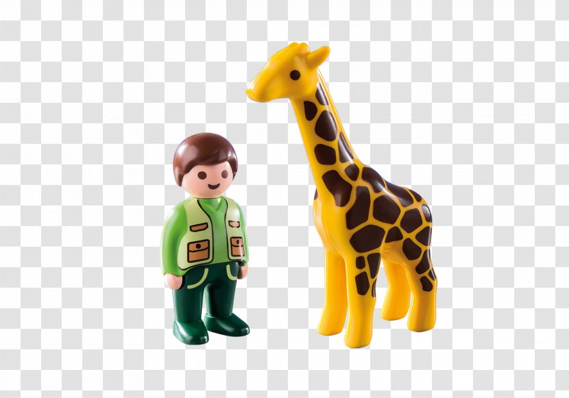 Playmobil Zookeeper With Giraffe 9380 TOYLANDSTORE Zoo Elephant Guardian 1 2 3 9381 Online Shopping PLAYMOBIL 1.2.3 9379 Building Figure Construction Toys - Toy Transparent PNG