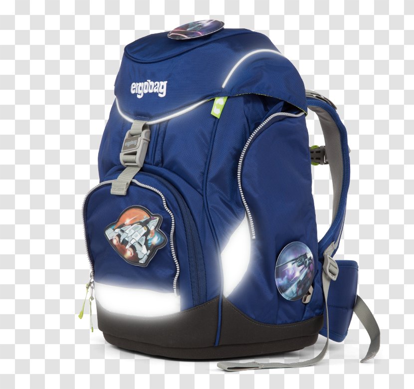 Ergobag Pack 6 Piece Set Backpack Satchel Satch Match Blue - Electric Transparent PNG