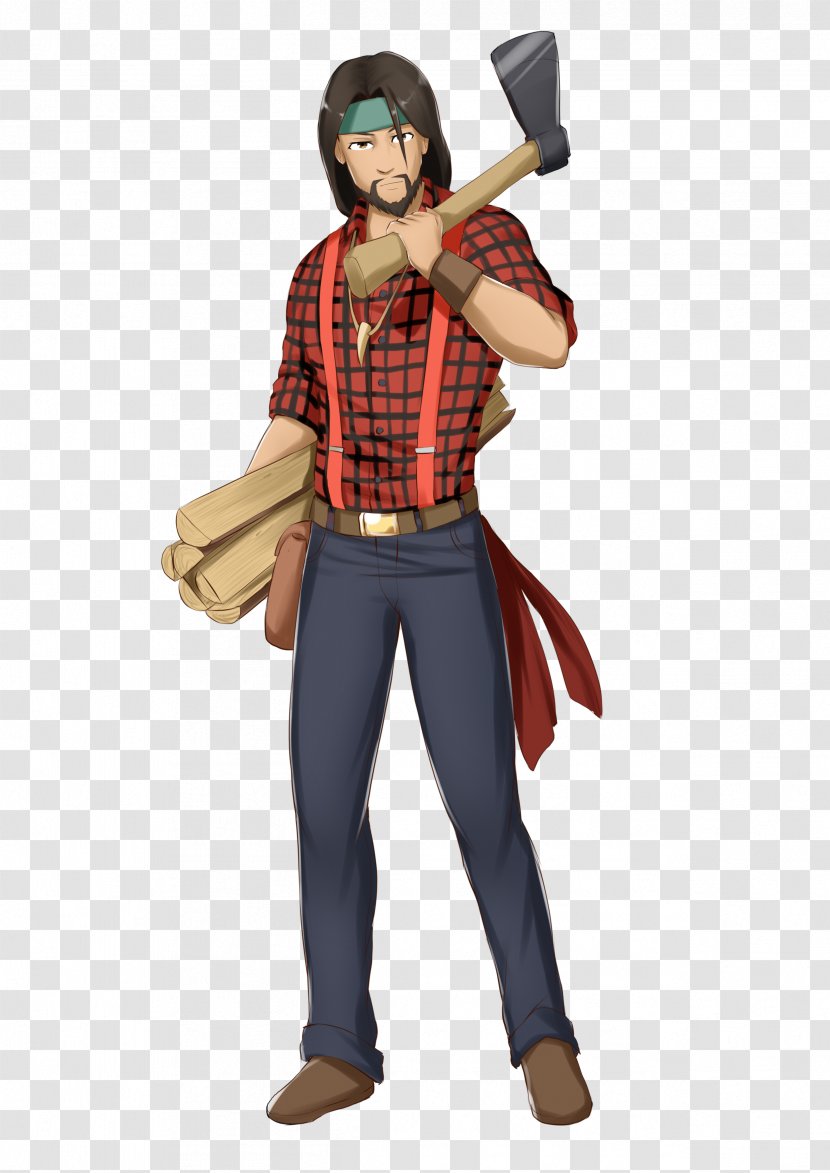 Lumberjack Character Dungeons & Dragons Farmer - Japanese School Uniform - Cartoon Characters Male Transparent PNG