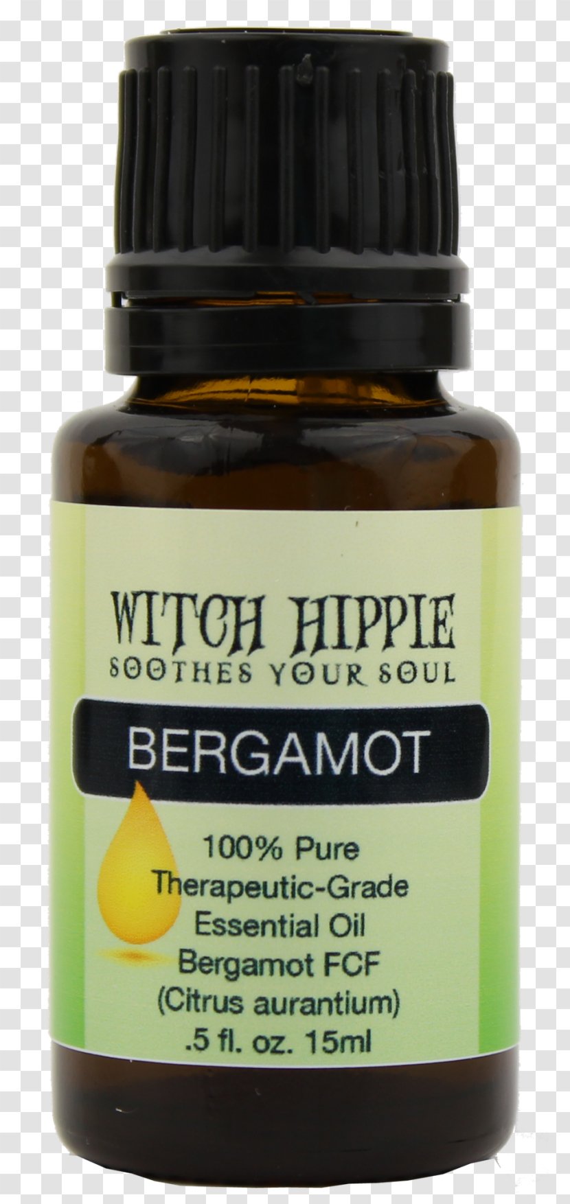 Bergamot Essential Oil Liquid - Hippie Transparent PNG