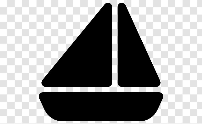 Sailing Sailboat - Symbol Transparent PNG