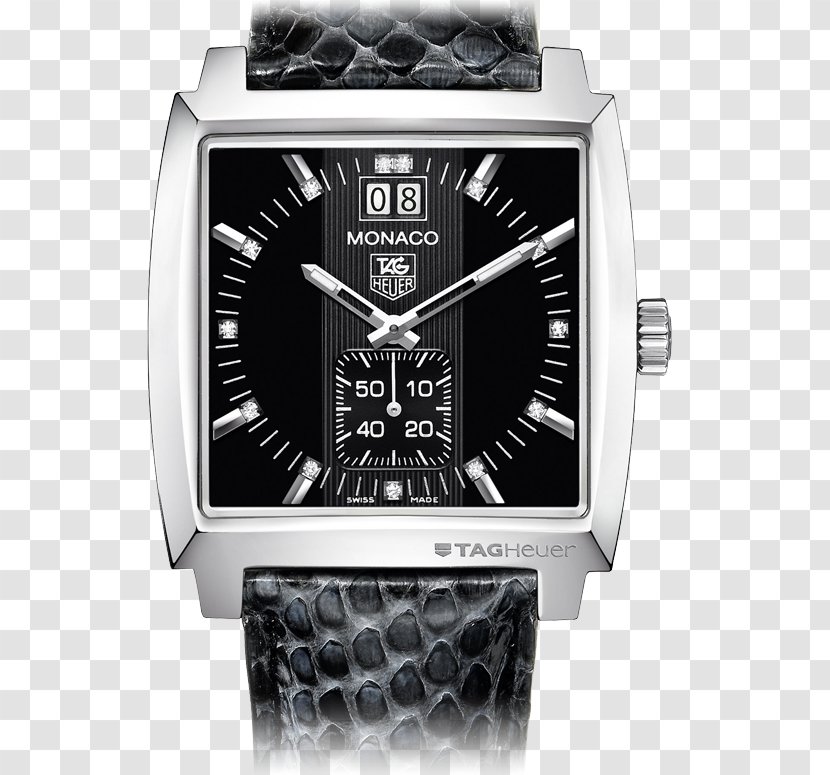 TAG Heuer Monaco Automatic Watch Swiss Made Transparent PNG