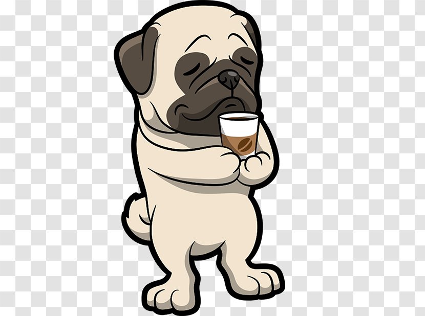 Pug Puppy Dog Breed Cocktail Clip Art Transparent PNG