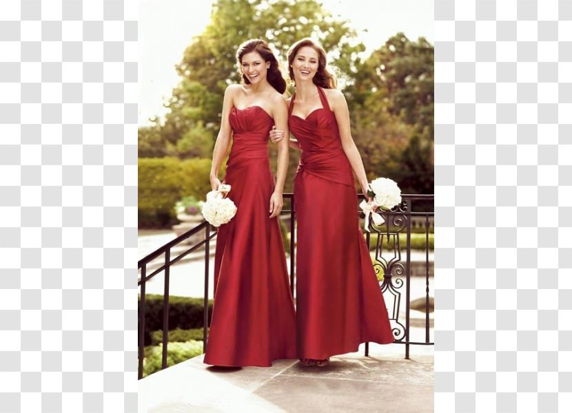 Wedding Dress Bridesmaid Prom - Silhouette Transparent PNG