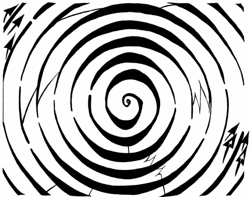 Maze Optical Illusion Spiral Poster - Symmetry - Tiger Eye Drawing Transparent PNG