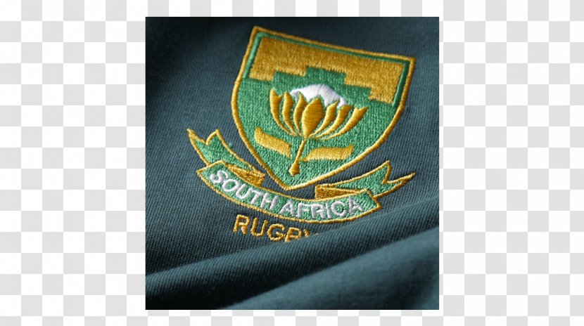 South Africa National Rugby Union Team 2015 World Cup ASICS Jersey - Logo - Springbok Transparent PNG