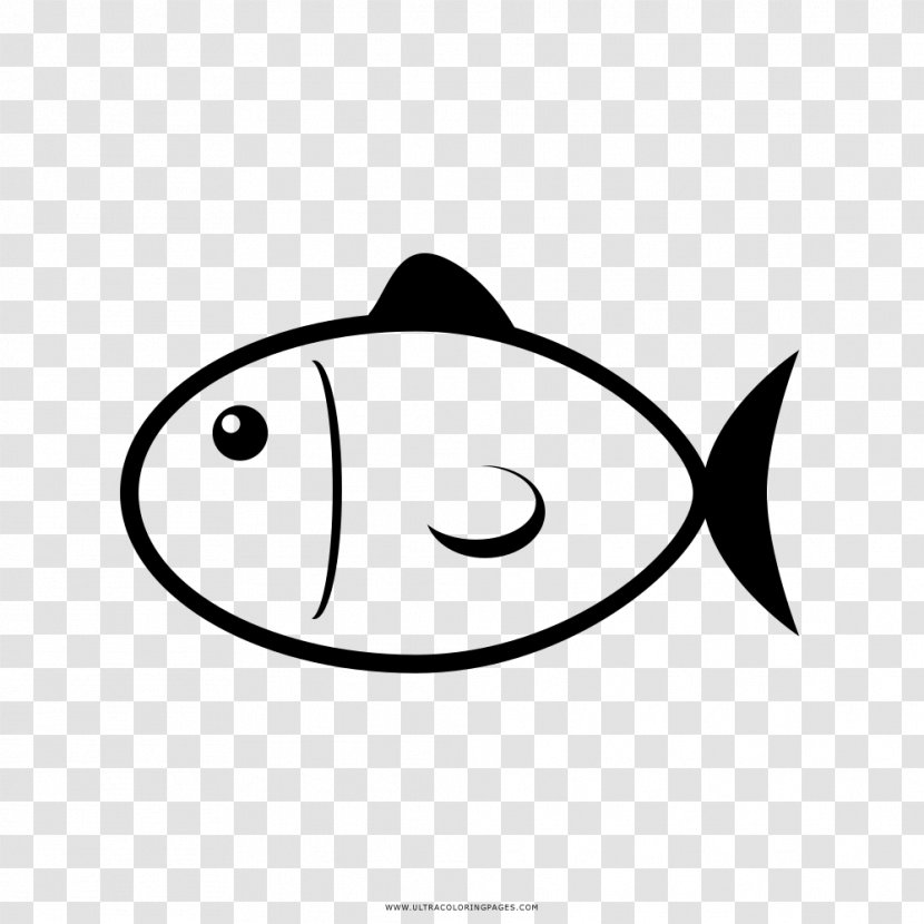 Fish Drawing Coloring Book Clip Art - White Transparent PNG