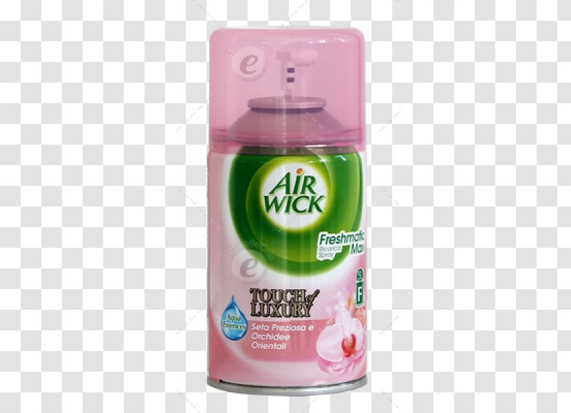 Air Wick Aerosol Spray Lotion Note Di Seta White Tea - Cream - Fresh Transparent PNG