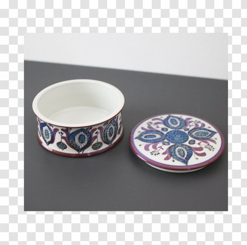 Aluminia Ceramic Bowl Faience Royal Copenhagen - Cobalt Blue - Flora Danica Transparent PNG