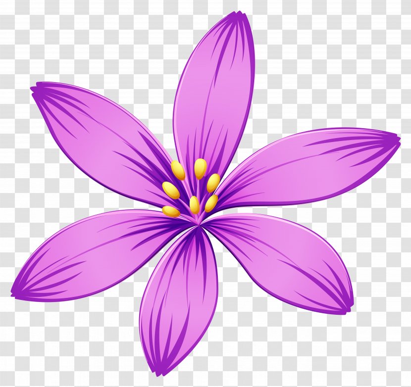 Flower Purple Clip Art - Violet Transparent PNG