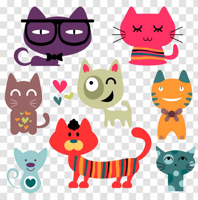 Division Number Worksheet Mathematics Student - Learning - Cartoon Cat Collection Transparent PNG