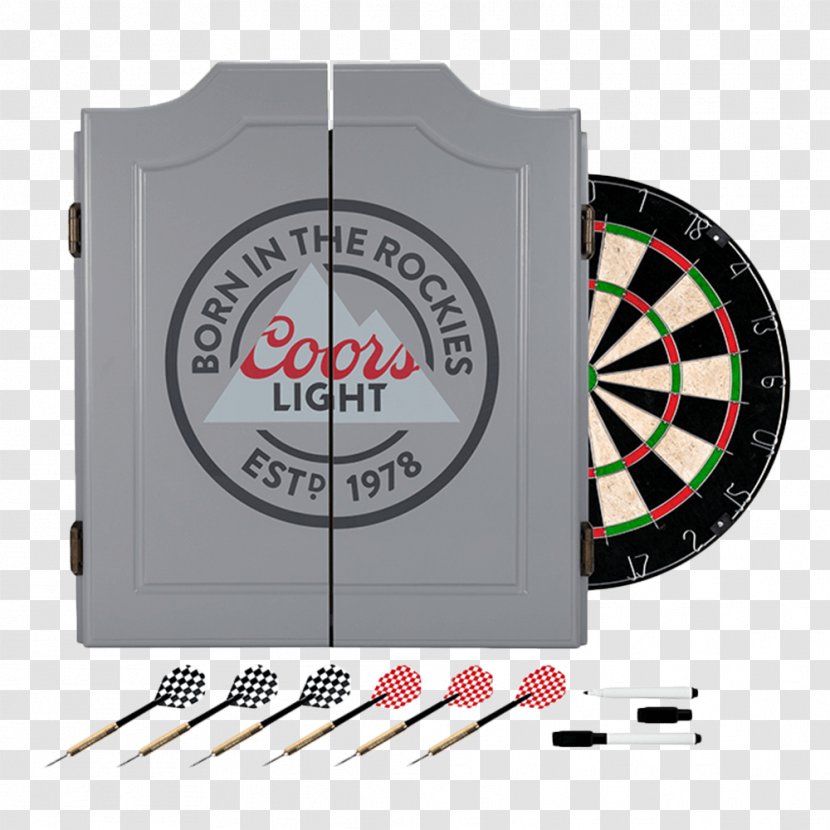Coors Light Brewing Company Darts Set Game - Brand Transparent PNG