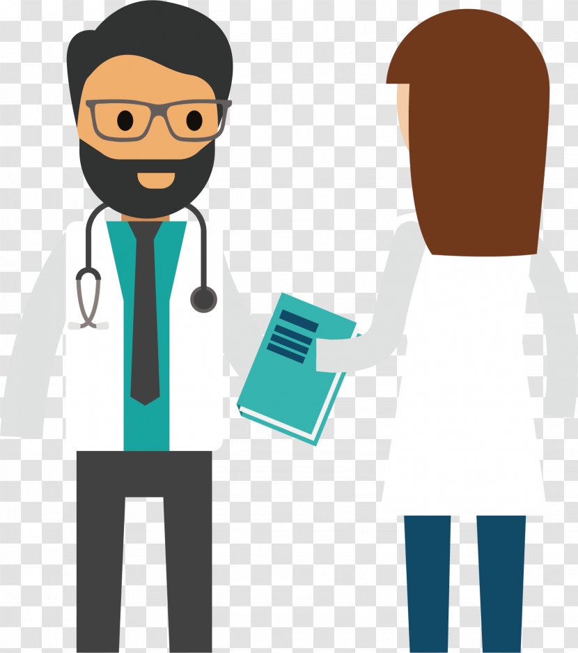 Health Insurance Illustration - Illustrator - Doctor Meets Vector Transparent PNG