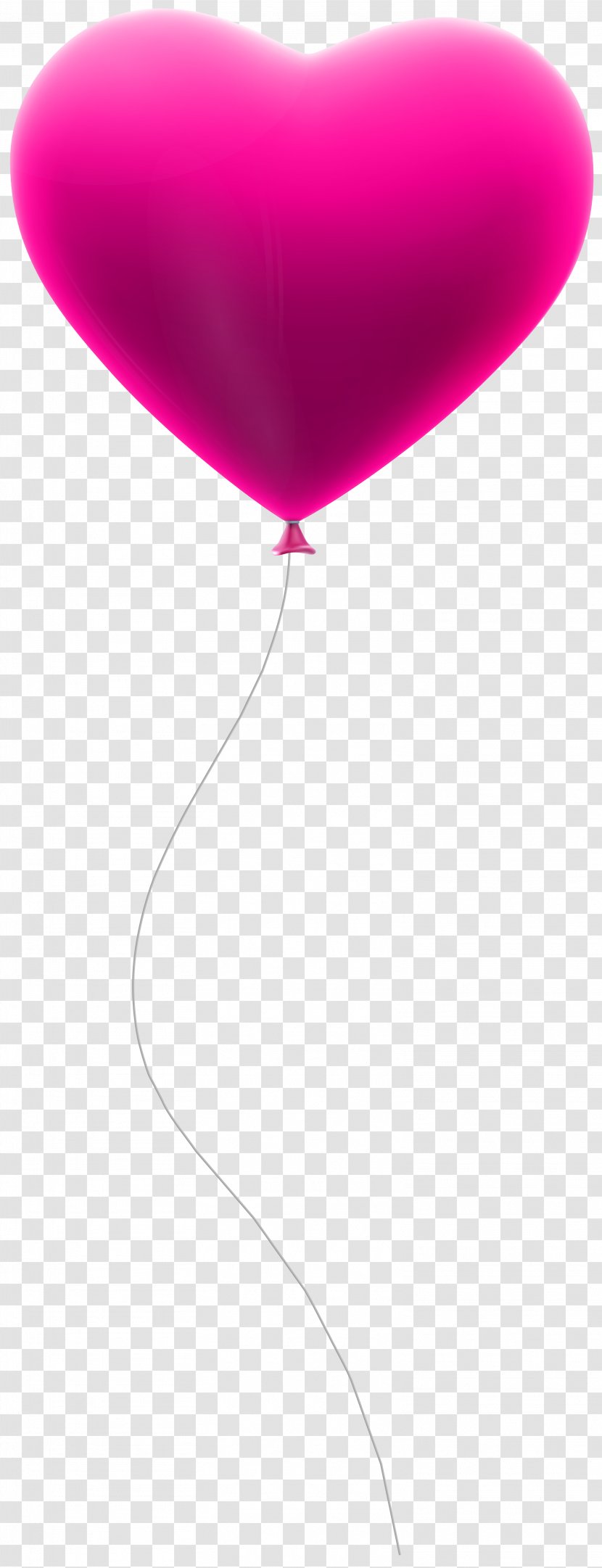 Heart Red Balloon - Tree - Pink Transparent Clip Art Transparent PNG