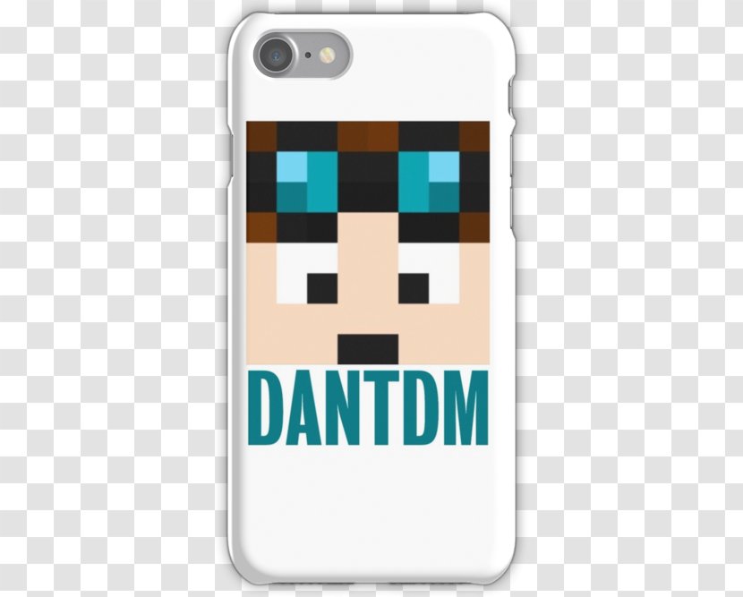 Minecraft T-shirt YouTuber Face Clothing - Brand - DanTDM Transparent PNG