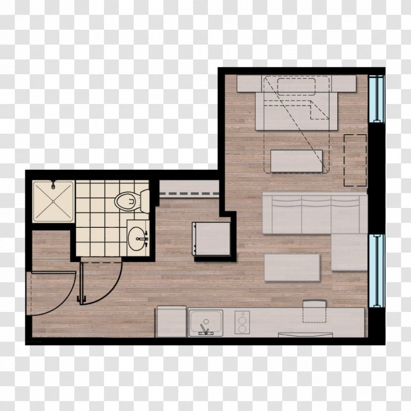 Floor Plan Architecture House - Bed Transparent PNG