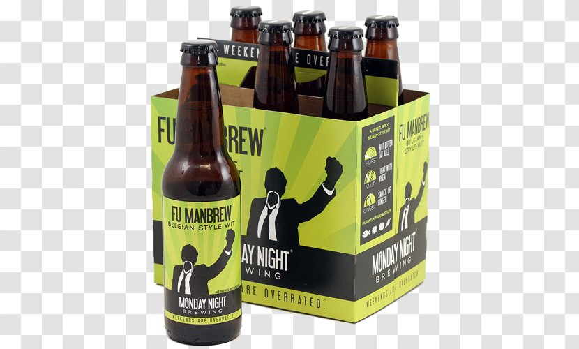 Lager Beer Bottle Ale Monday Night Brewing Transparent PNG