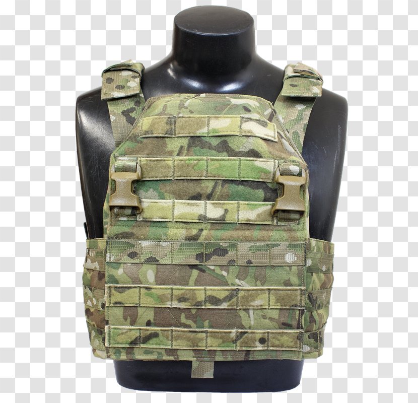 Soldier Plate Carrier System MOLLE Military Camouflage Armour - Outerwear Transparent PNG